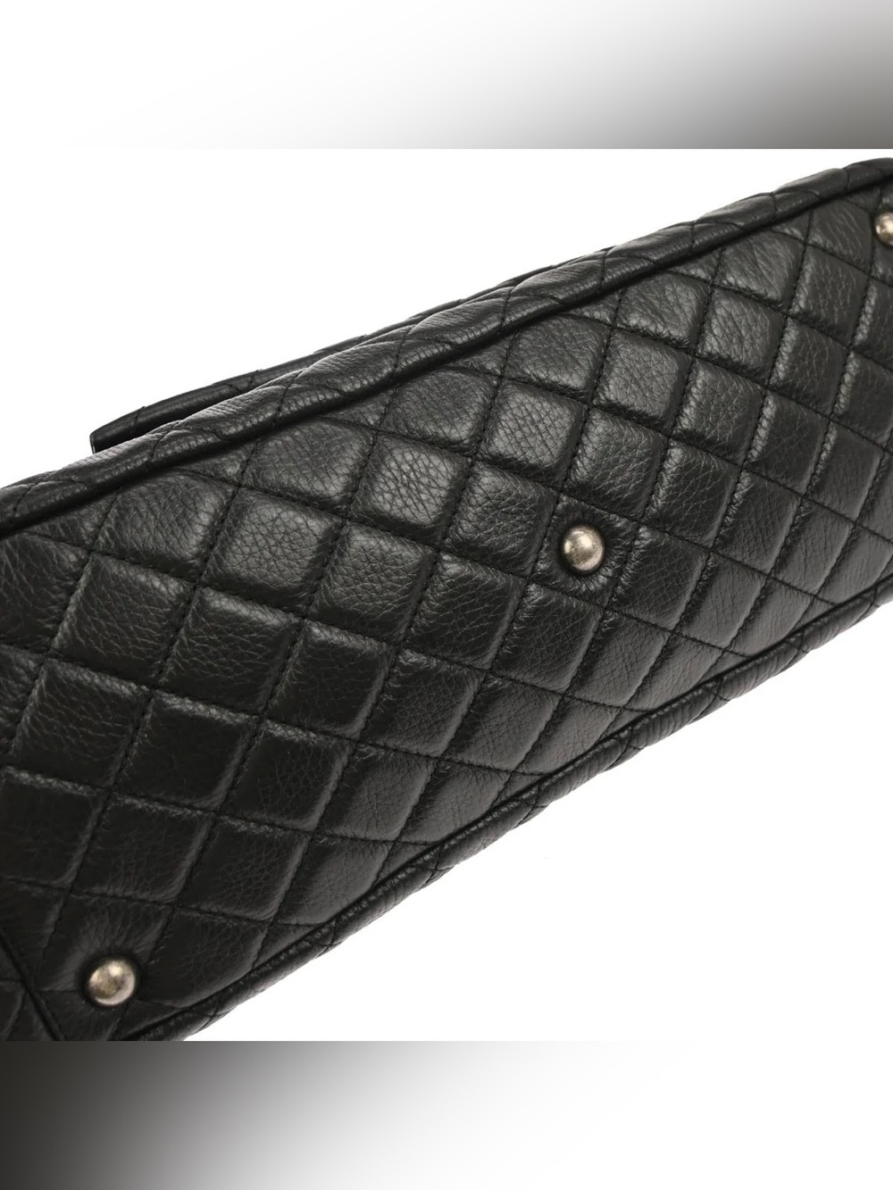 CHANEL Calfskin Quilted XXL Travel Flap Bag in Black - Picture 13 of 15